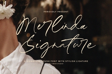 Merlinda signature字体