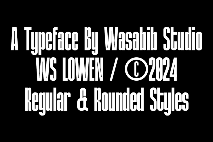 Ws lowen字体 6