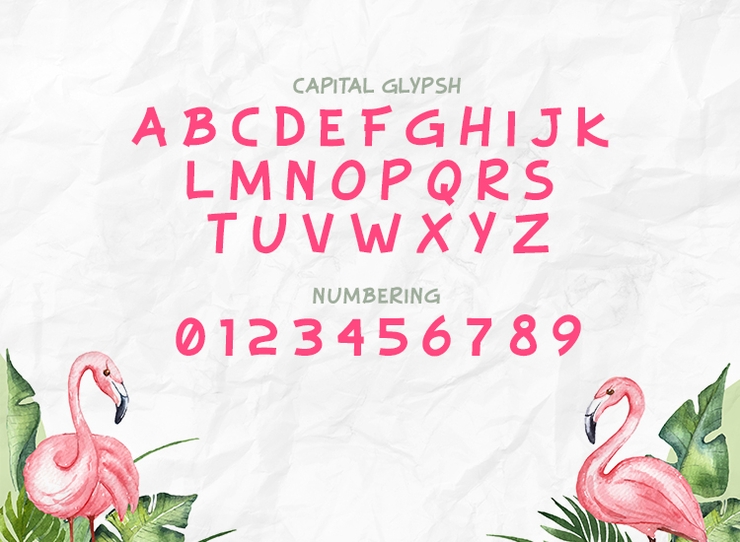 Flamingo字体 2