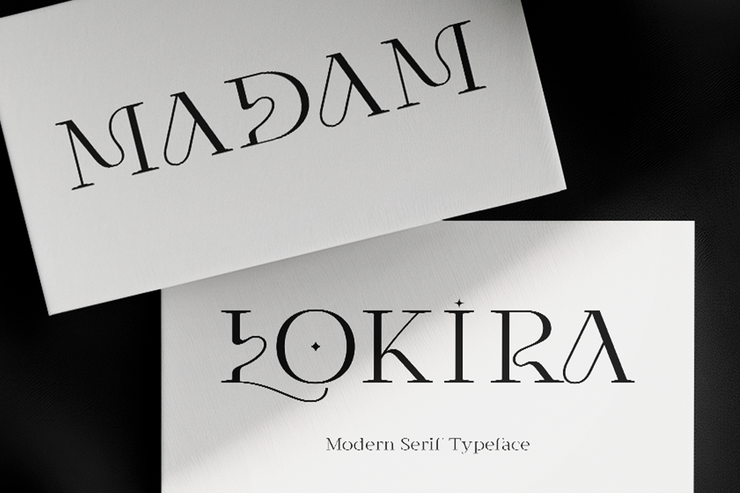 Lokira demo字体 2