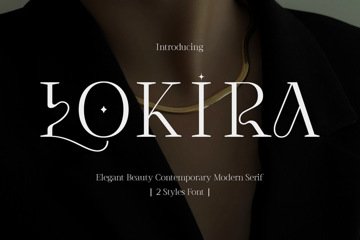 Lokira demo字体 1