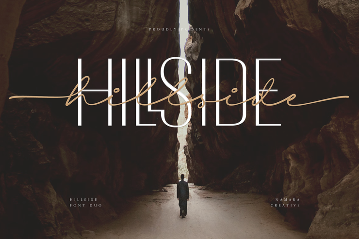 Hillside字体 10