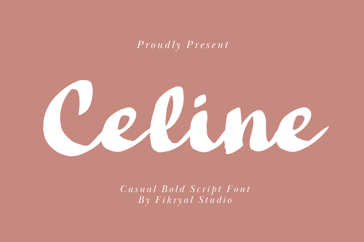 Celine字体 1