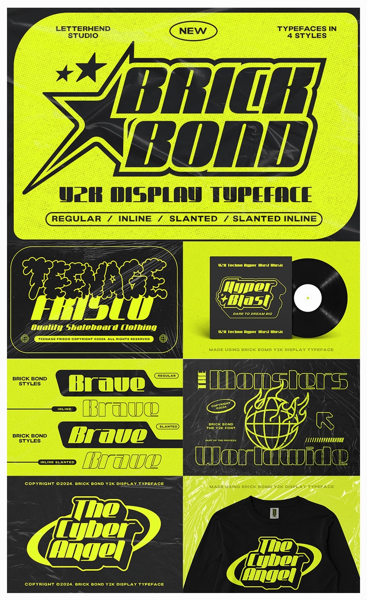 Brick bond字体 1