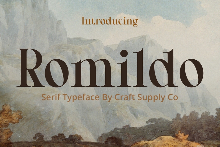 Romildo字体 1
