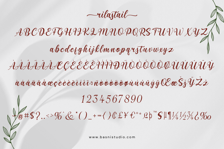 Rilastail字体 7