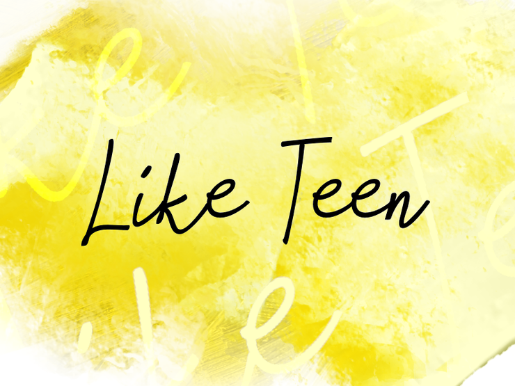 Like teen字体 1