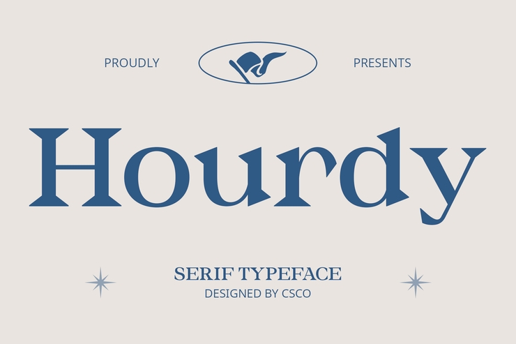 Hourdy字体 1