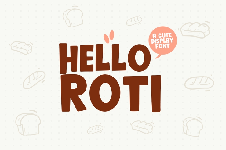 Hello roti字体 1