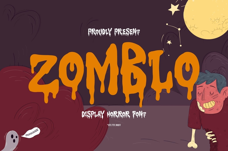 zomblo字体 1