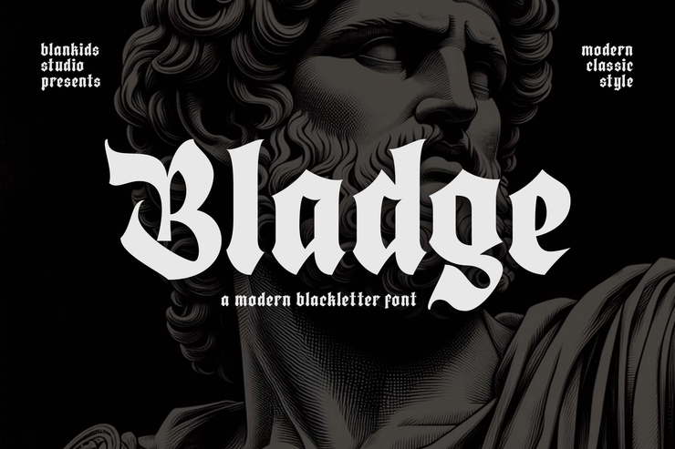 Bladge字体 1