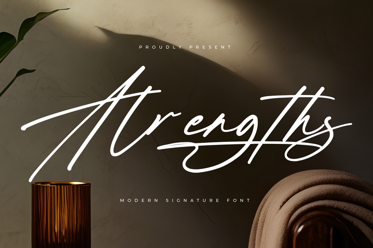 Alrengths字体 1