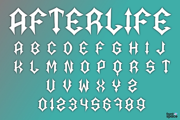 Afterlife字体 1