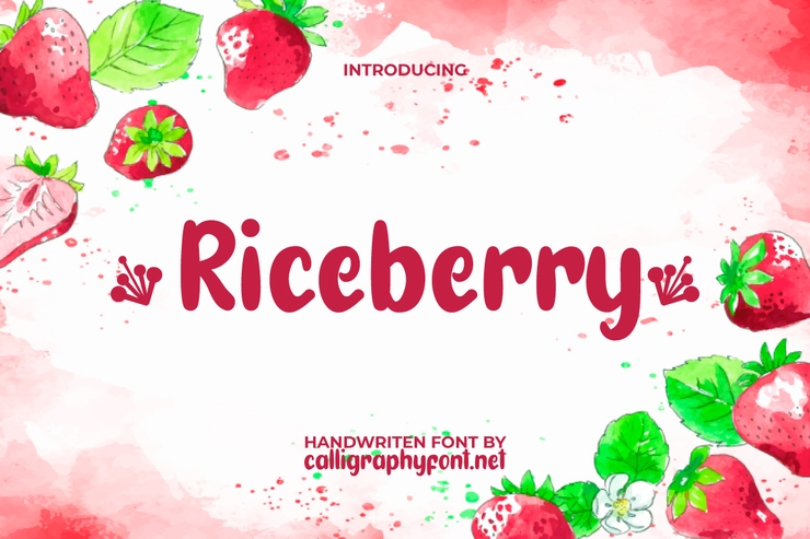 Riceberry字体 1
