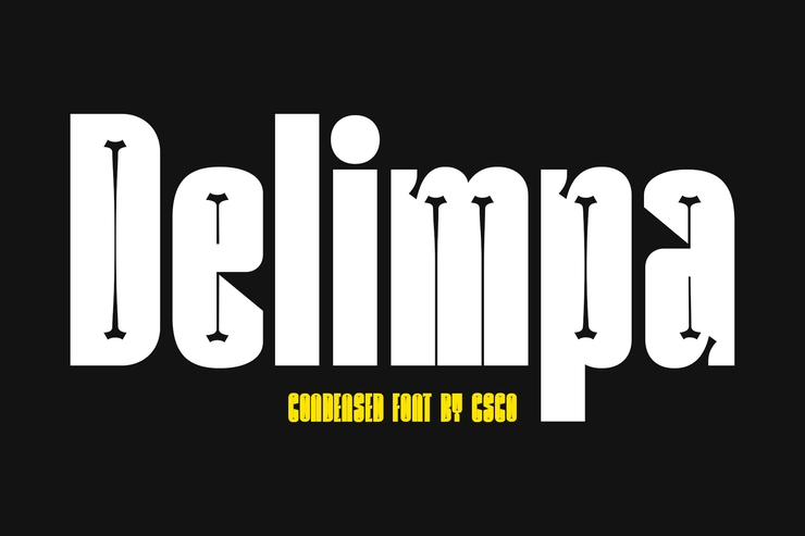Delimpa字体 1