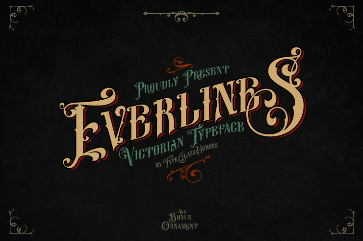 Everlines字体 1