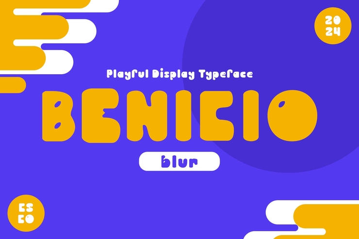 Benicio blur字体 1