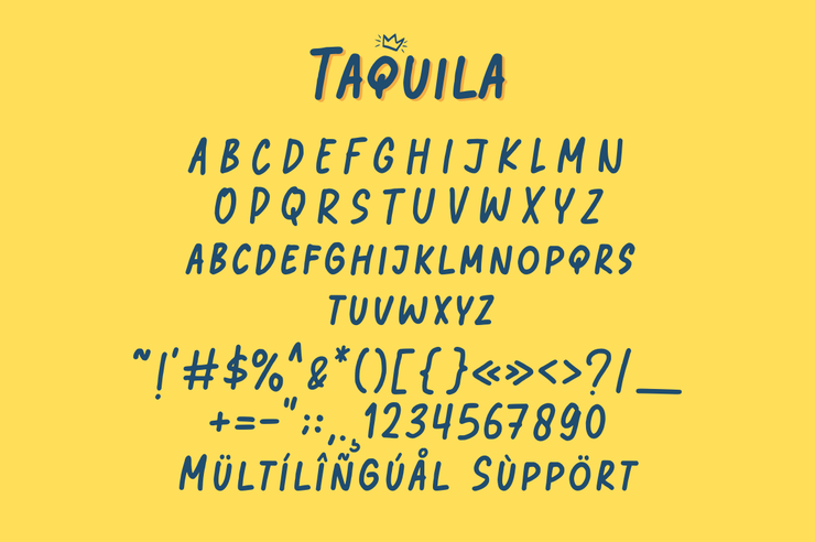 Taquila字体 6
