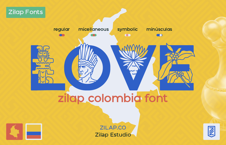 zilap colombia字体 1