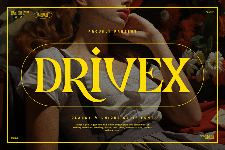 Drivex字体 1