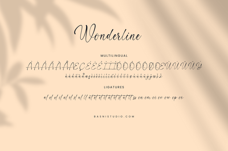 Wonderline字体 9