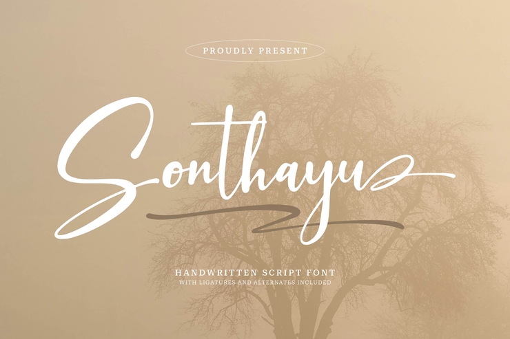 Sonthayu字体 1