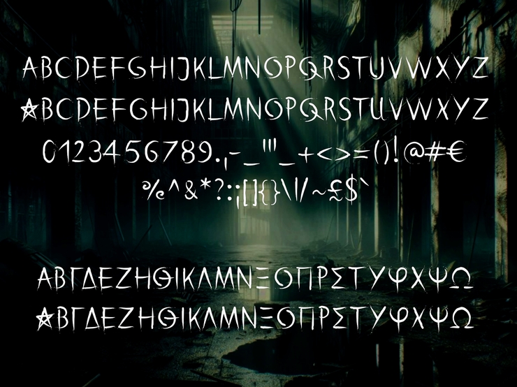Disturbed字体 7