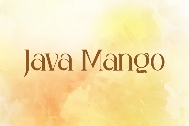 Java mango字体 9