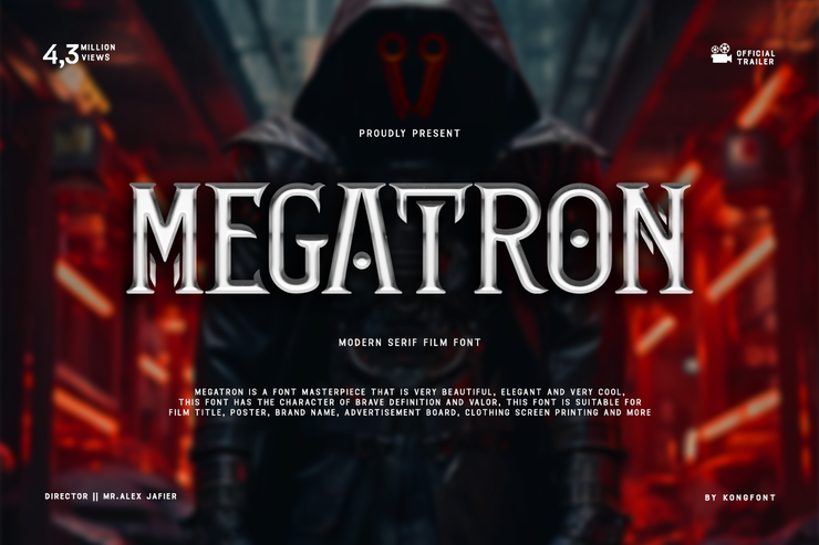 Megatron字体 1