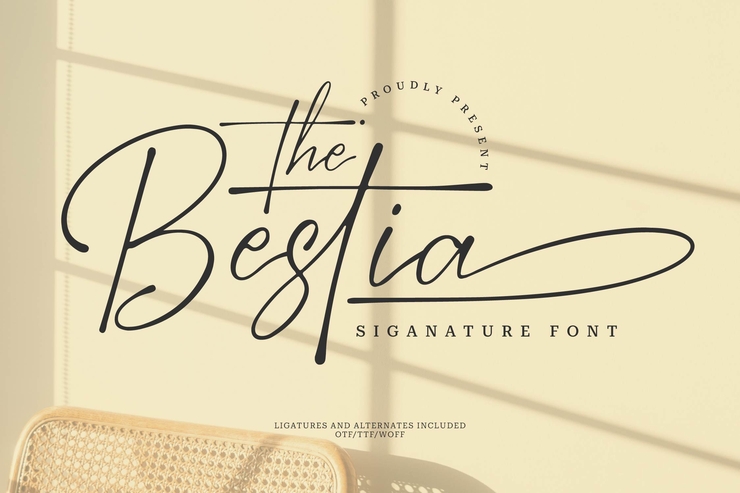 Bestia字体 1