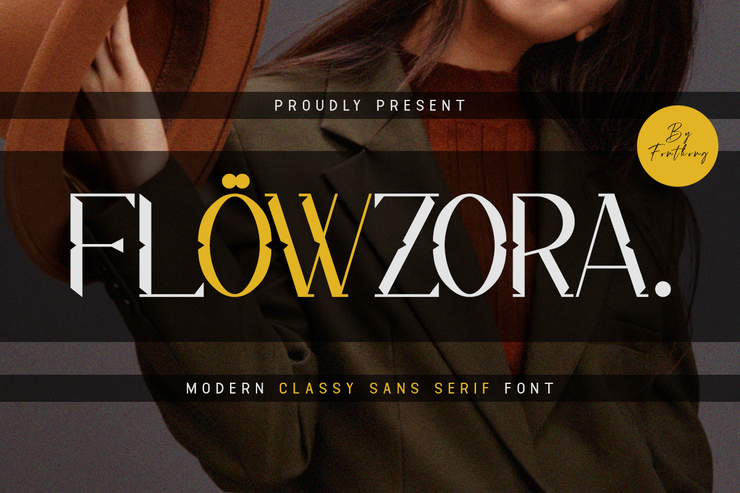 Flowzora字体 1