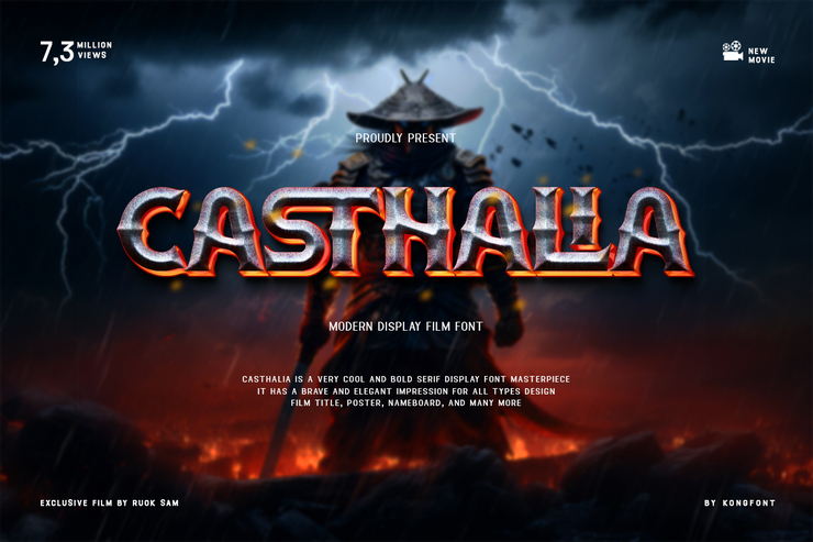 Casthalia字体 1