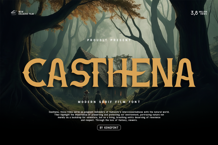 Casthena字体 1
