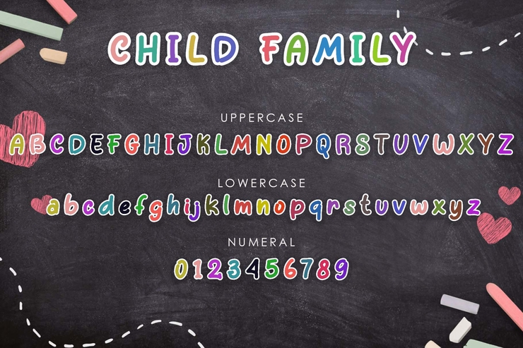 Child family字体 5