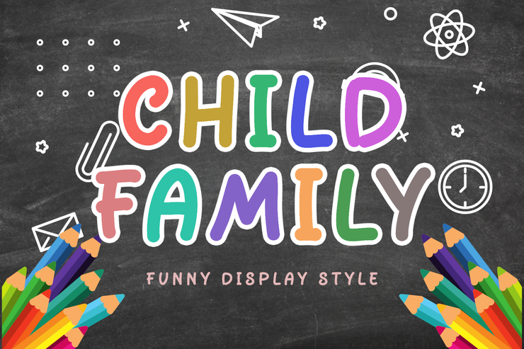 Child family字体 1