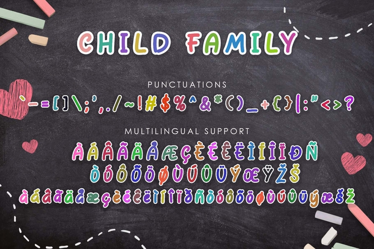 Child family字体 6