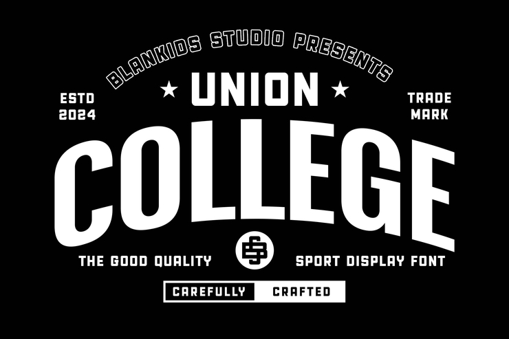 Union college字体 1