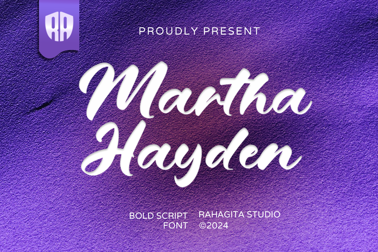 Martha hayden字体 1