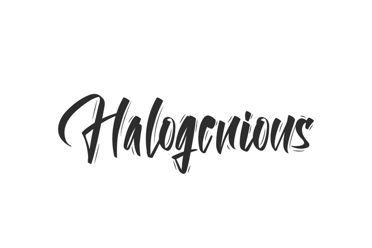 Halogenious字体 1