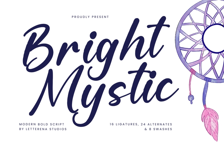 Bright mystic字体 1