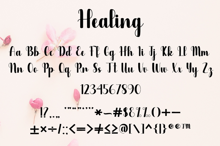 Healing字体 5