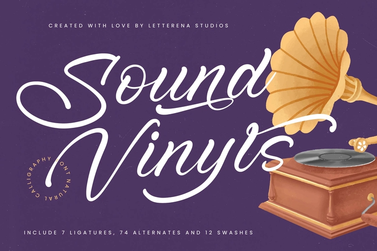 Sound vinyls字体 2