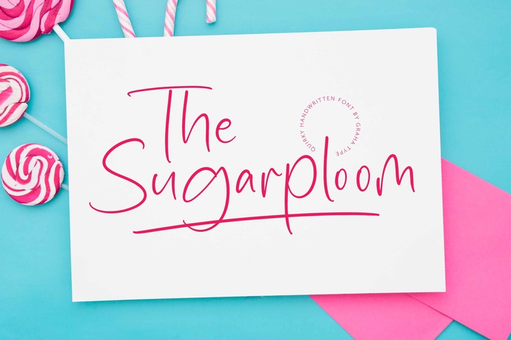 The sugarploom字体 1