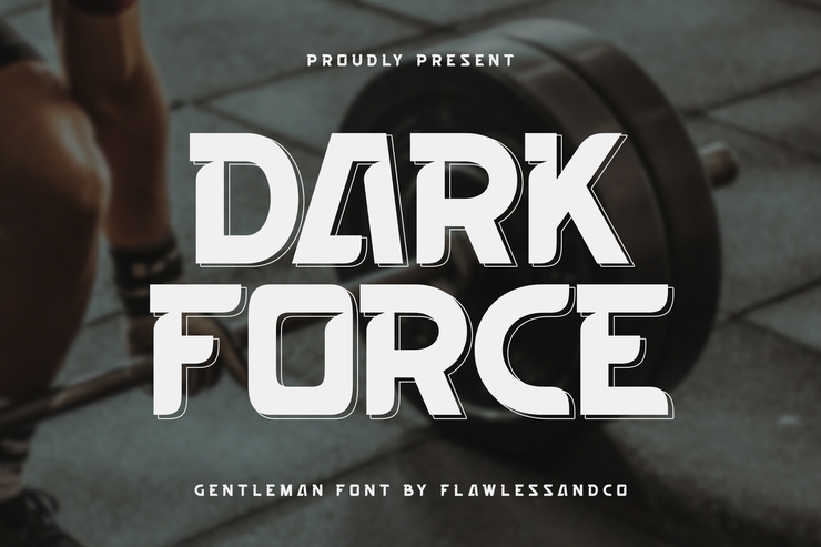 Dark force字体 1