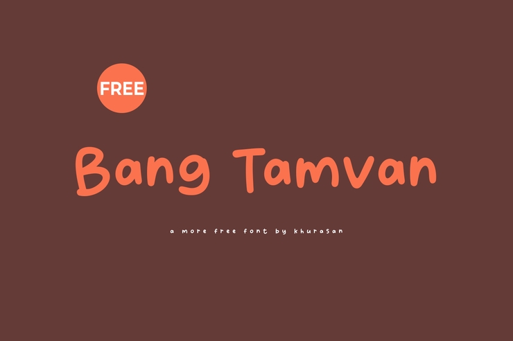 Bang tamvan字体 1