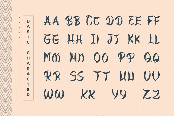 Blossom sakura字体 8