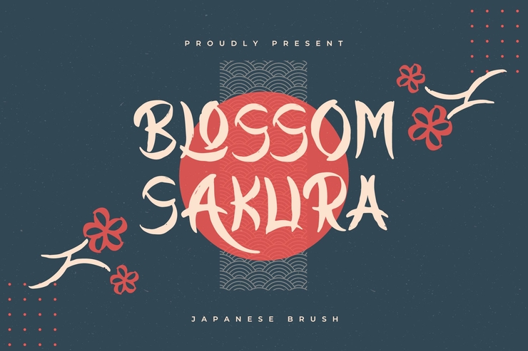 Blossom sakura字体 1