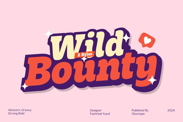 Wild bounty字体 1