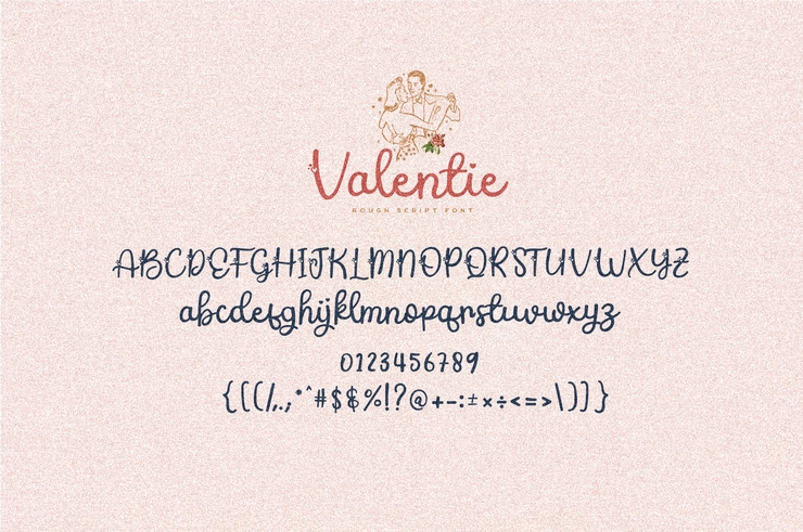 Valentie字体 7