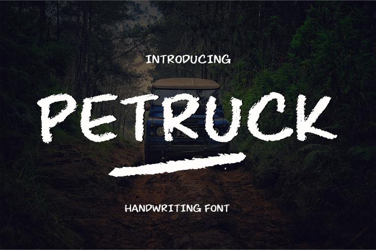 Petruck字体 2